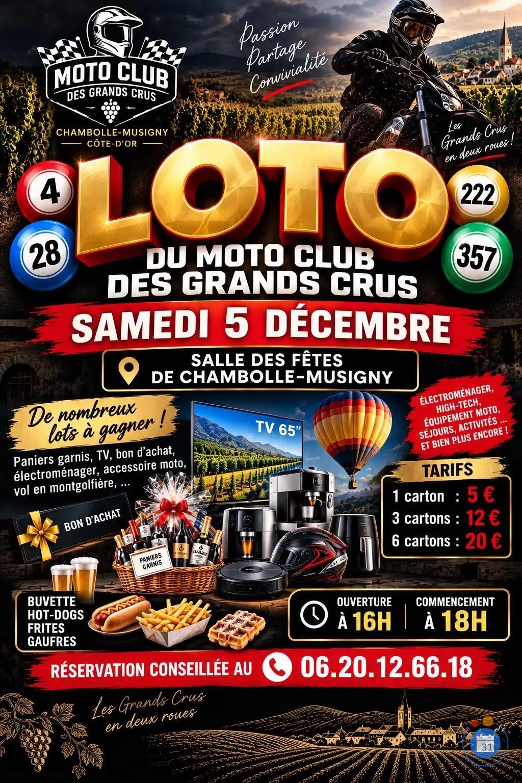 Image Loto du moto club des grands crus (photo 1)