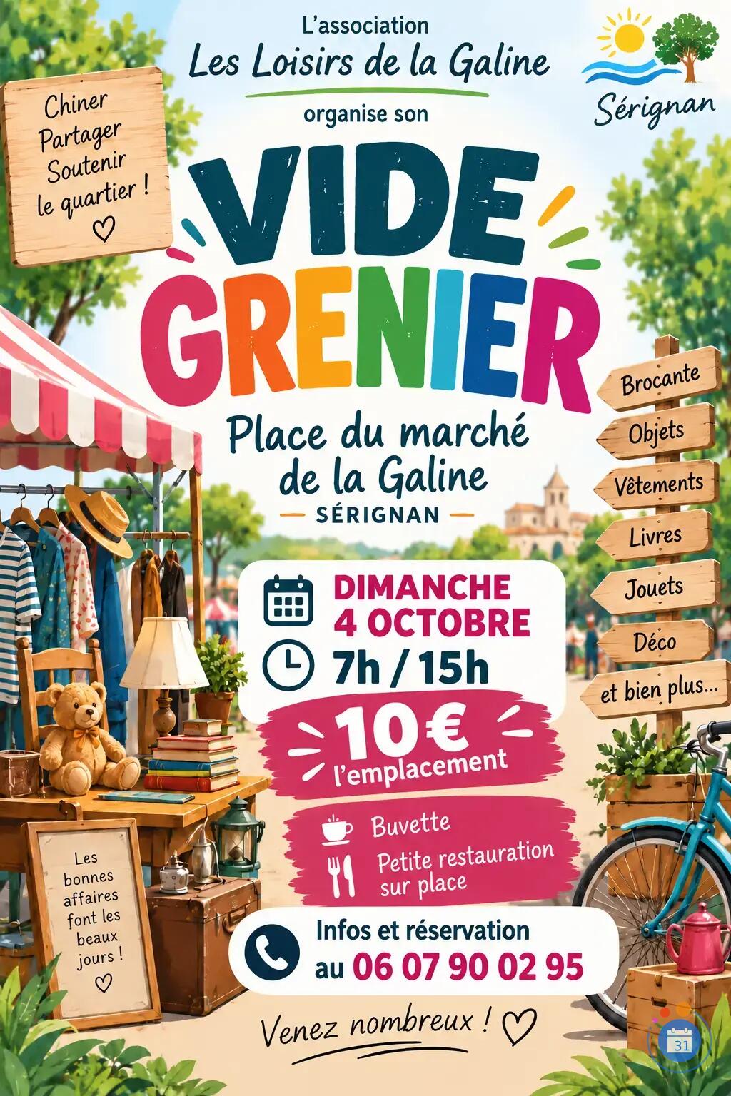 Image Vide grenier des Loisirs de ma Galine (photo 1)