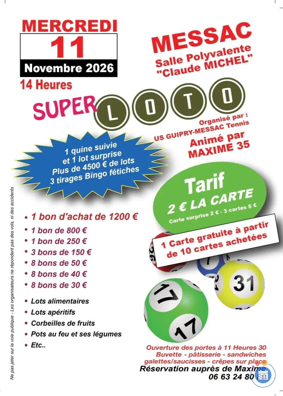 Flyer Super loto