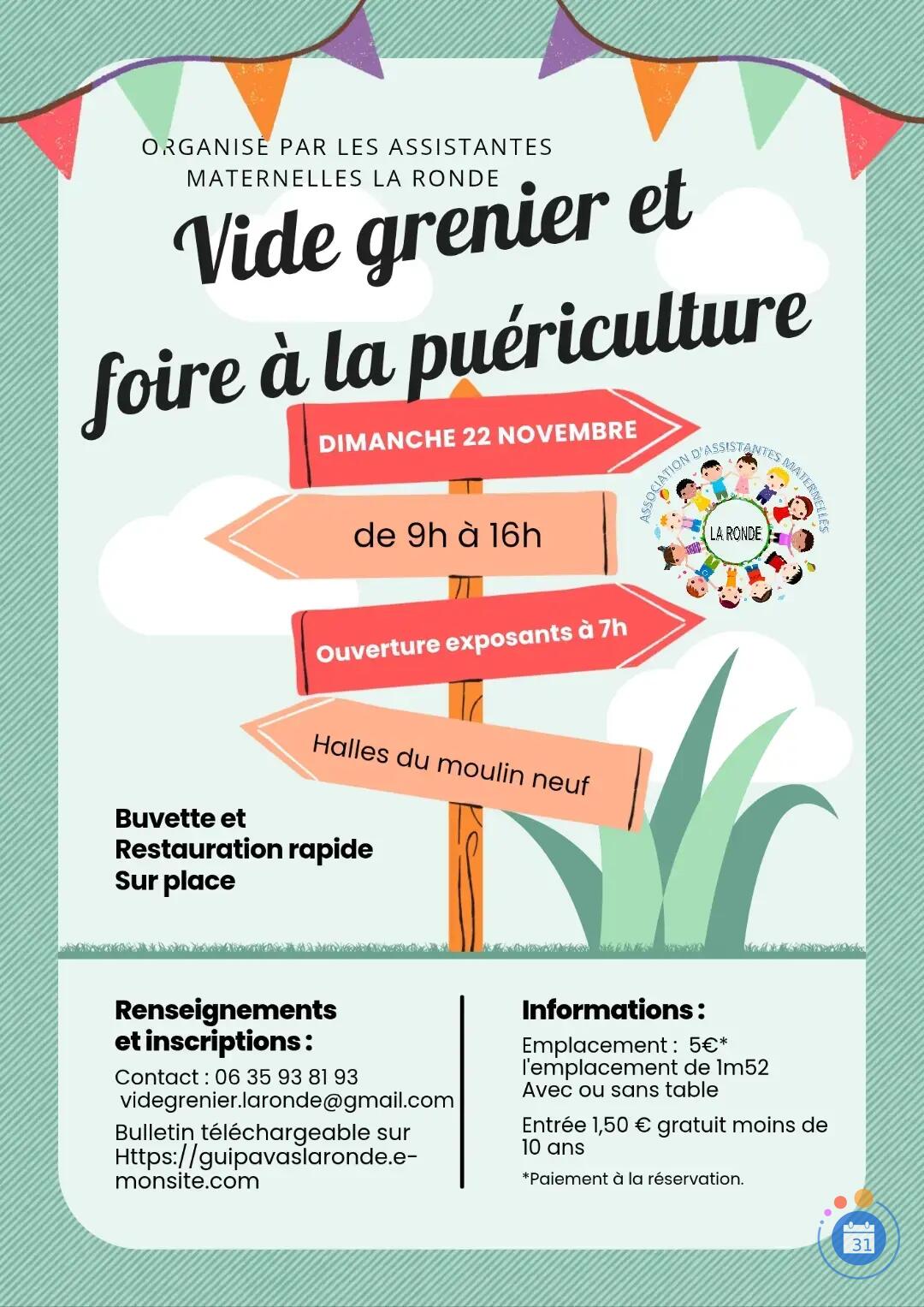 Image Vide grenier et foire à la puériculture et aux jouets (photo 1)