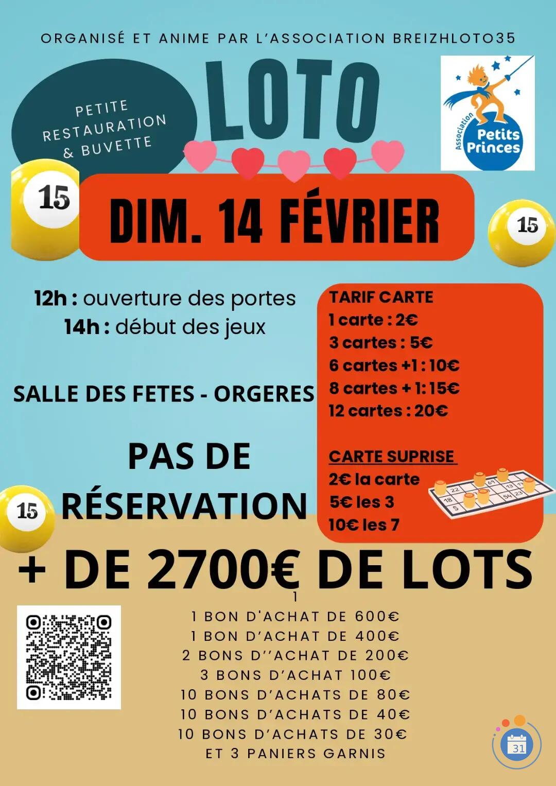 Image Loto de la saint valentin organisé et animé par Breizhloto35 (photo 1)