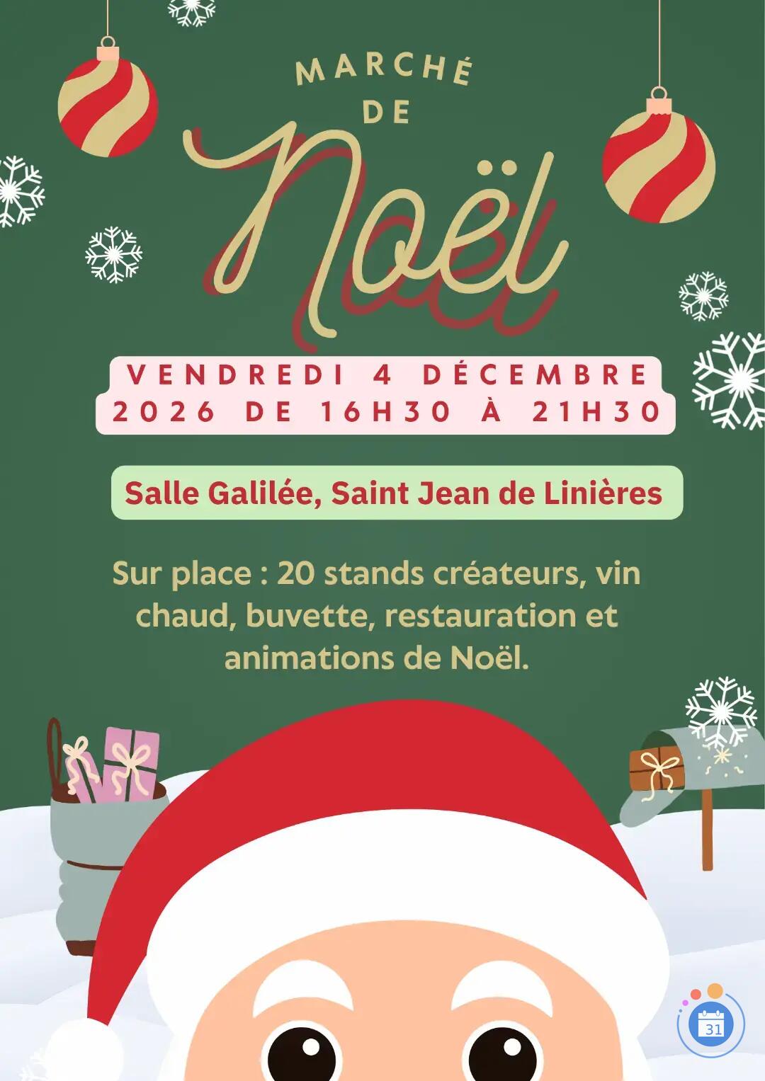 Image Marché de Noël de Saint Jean de Linières (photo 1)