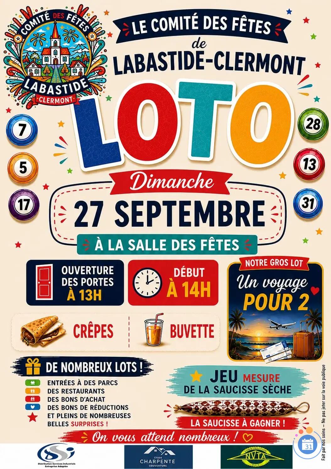 Image Loto du Comité des Fêtes (photo 1)