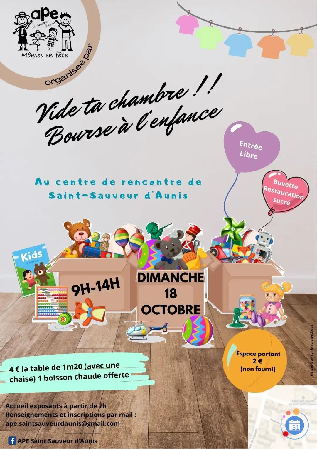 Image Vide ta chambre!! Bourse à l'enfance. (photo 1)