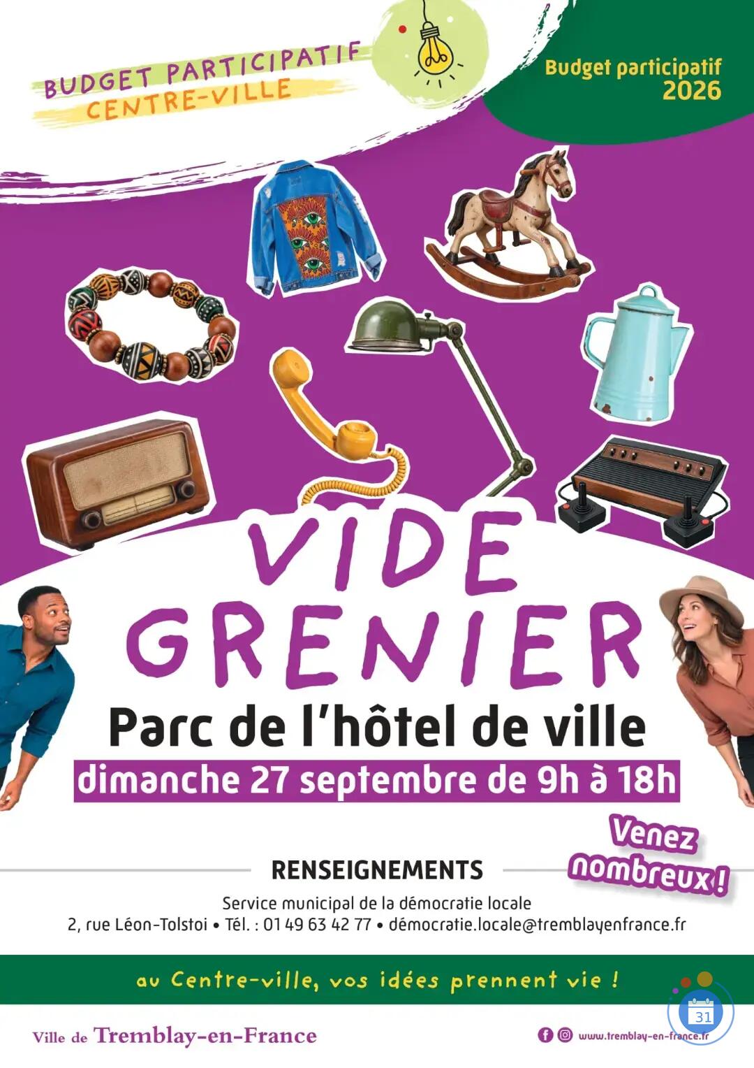 Image Vide Grenier du Centre Ville de Tremblay (photo 1)