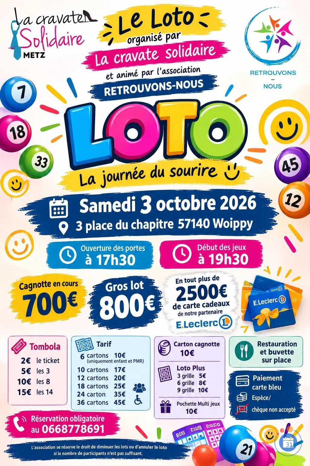 Image Loto Association la cravate solidaire (photo 1)
