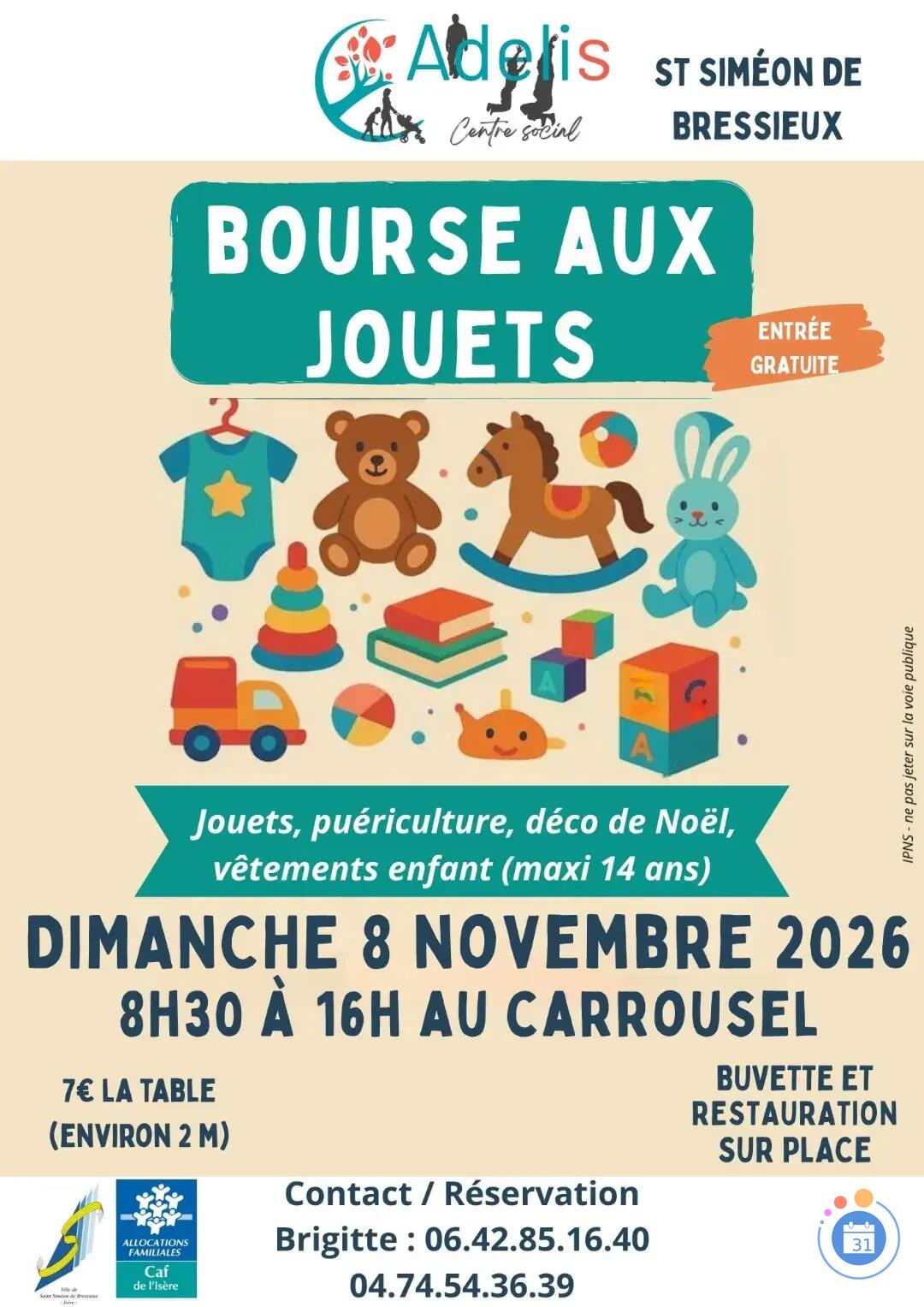Image bourse aux jouets ,vêtements jusqu'à 14 ans, materiel de puériculture (photo 1)