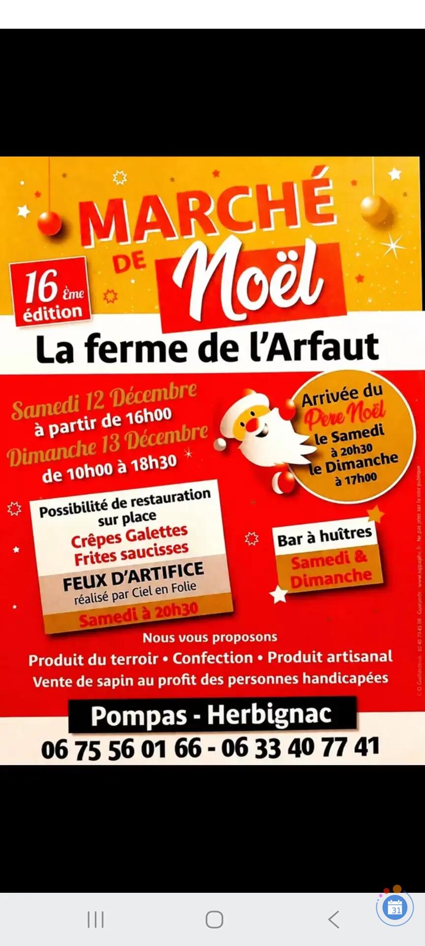 Image 16 ème édition marche de noel la ferme de l arfaut (photo 1)