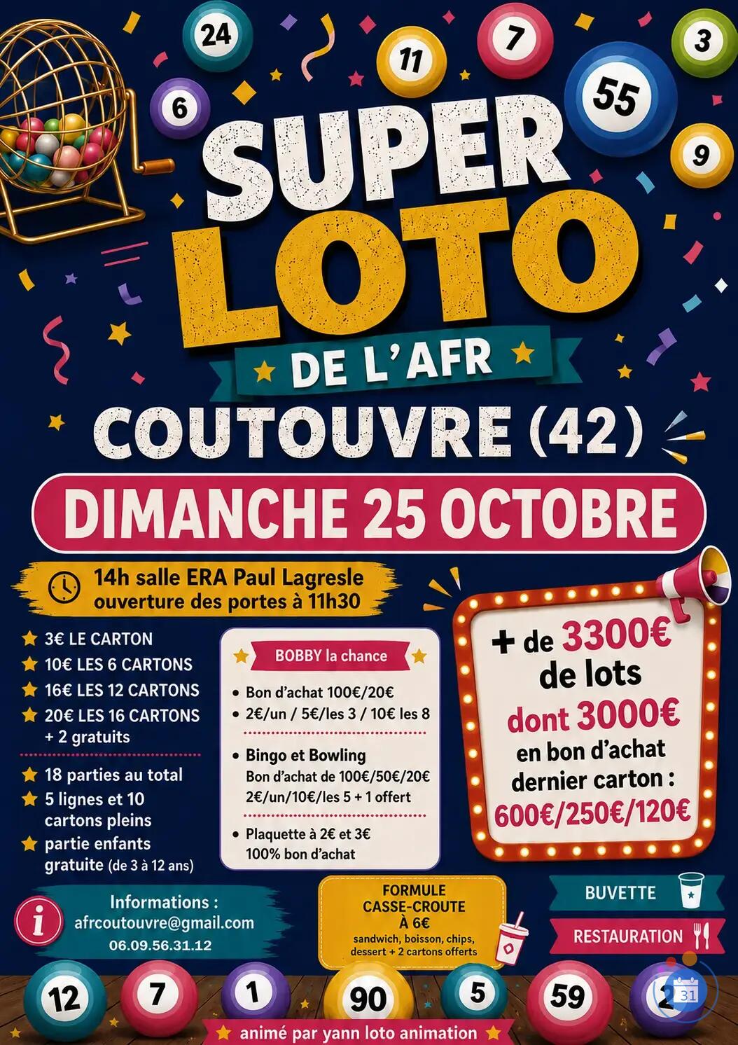 Image super loto de AFR de Coutouvre (photo 1)