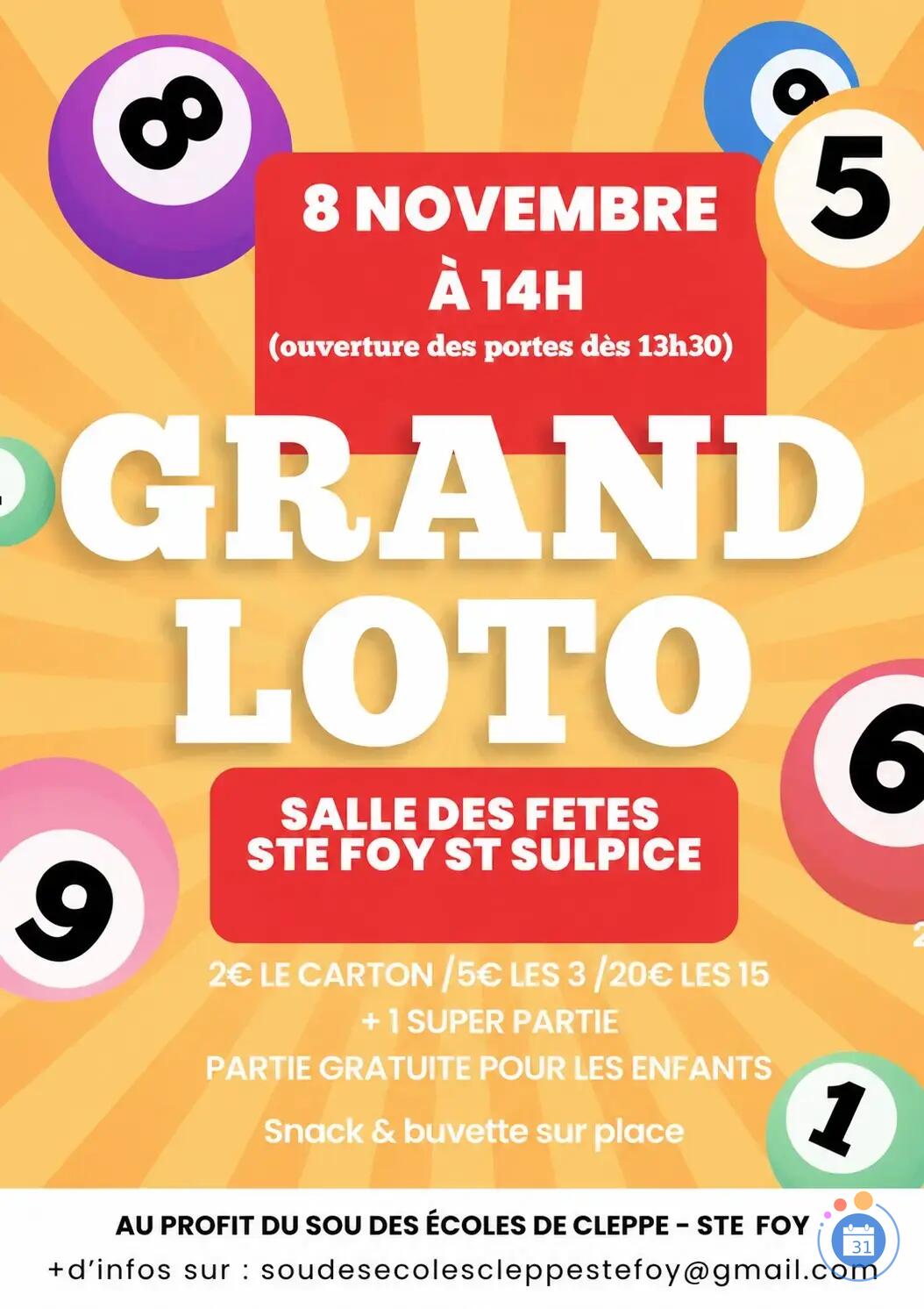 Image Loto du Sou des Ecoles (photo 1)