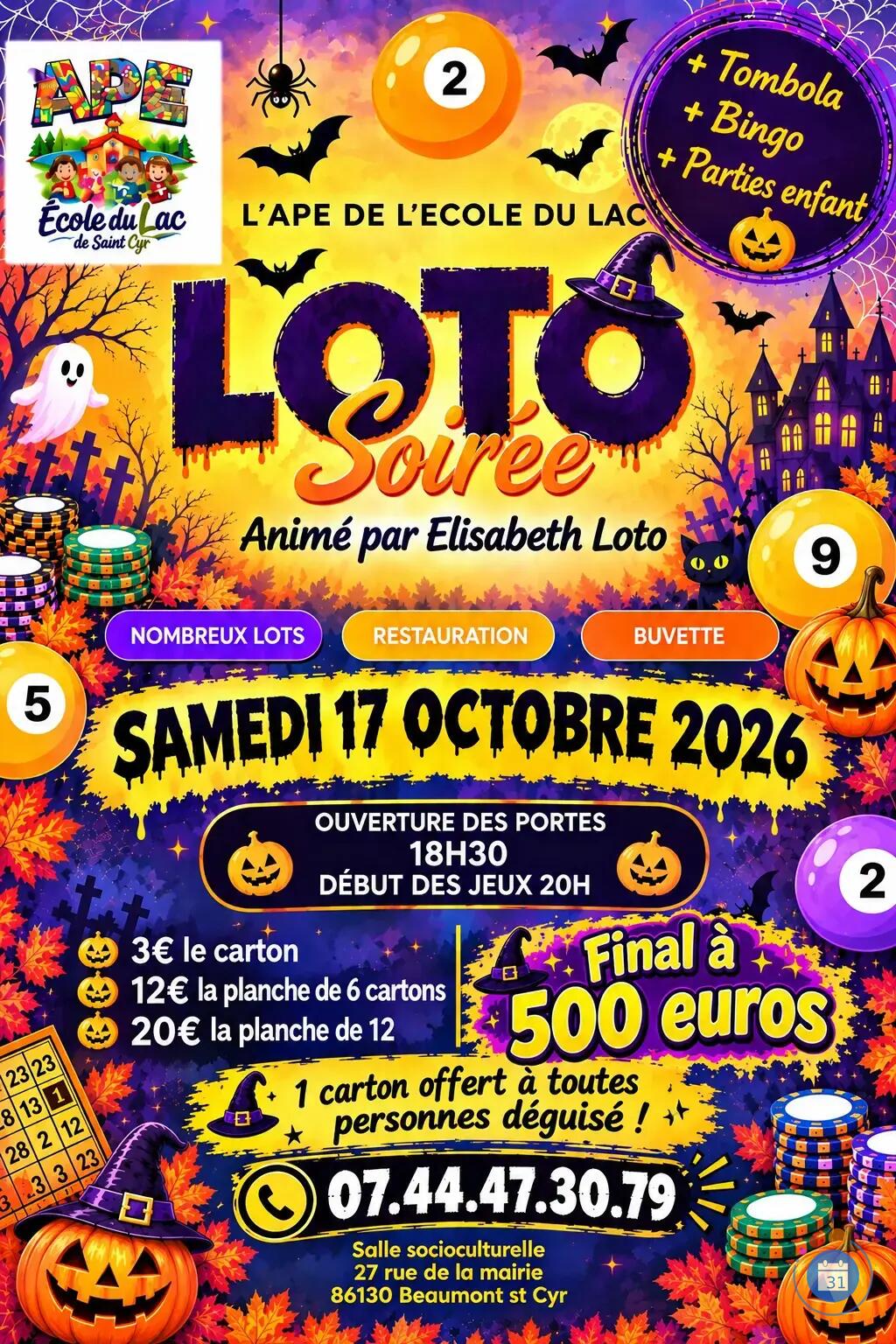 Image LOTO APE de St Cyr animé par Elisabeth Loto (photo 1)