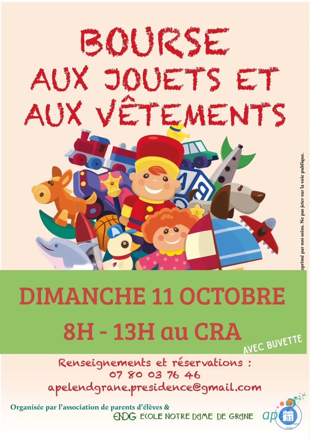 Image Bourse aux jouets et puériculture APEL École Notre Dame (photo 1)