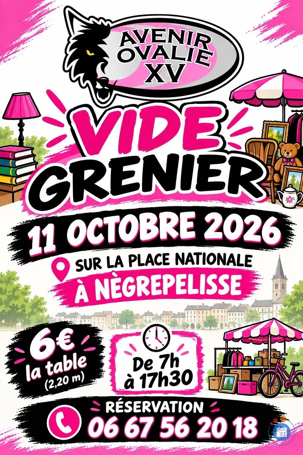 Image Vide Grenier Avenir Ovalie XV (photo 1)