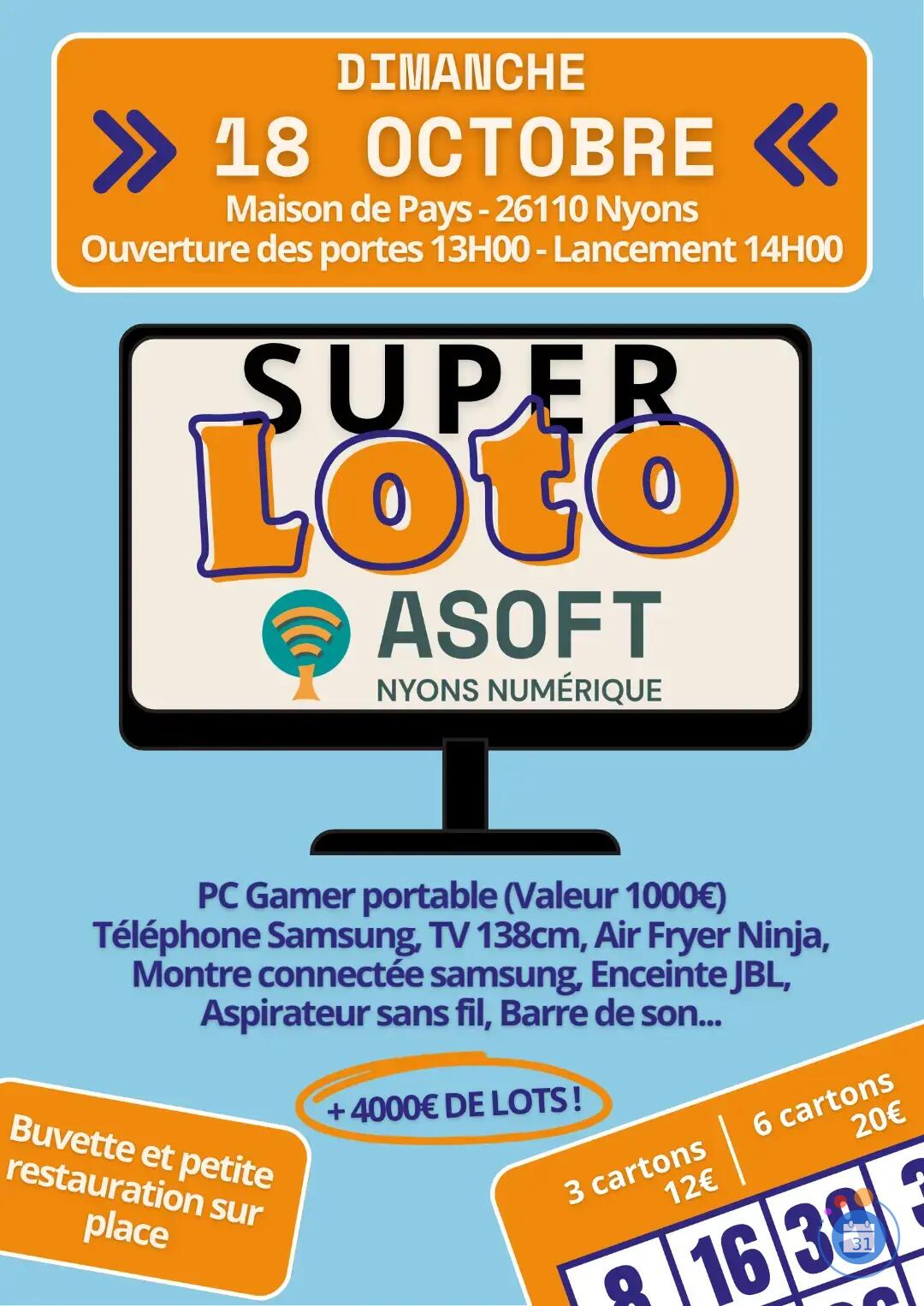 Image Super loto d'Asoft (photo 1)
