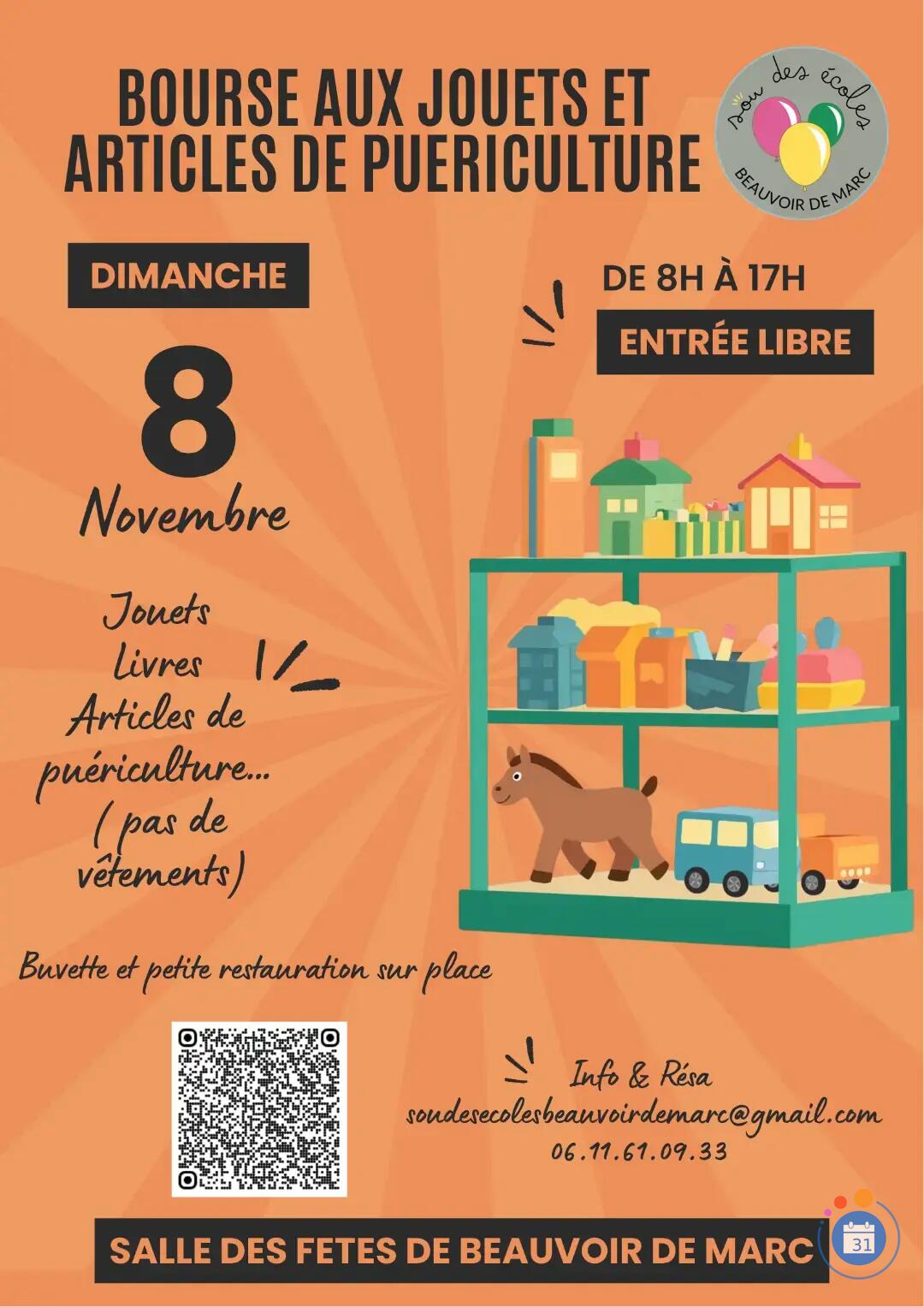 Image Bourse aux jouets et articles de puericulture (photo 1)