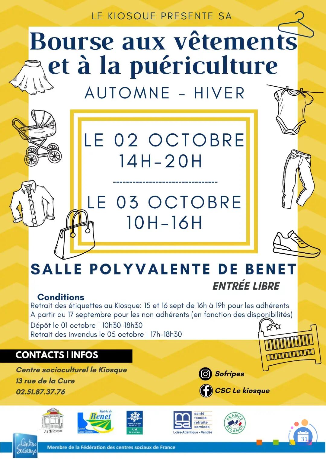 Image Bourse aux vêtements et à la puériculture (photo 1)