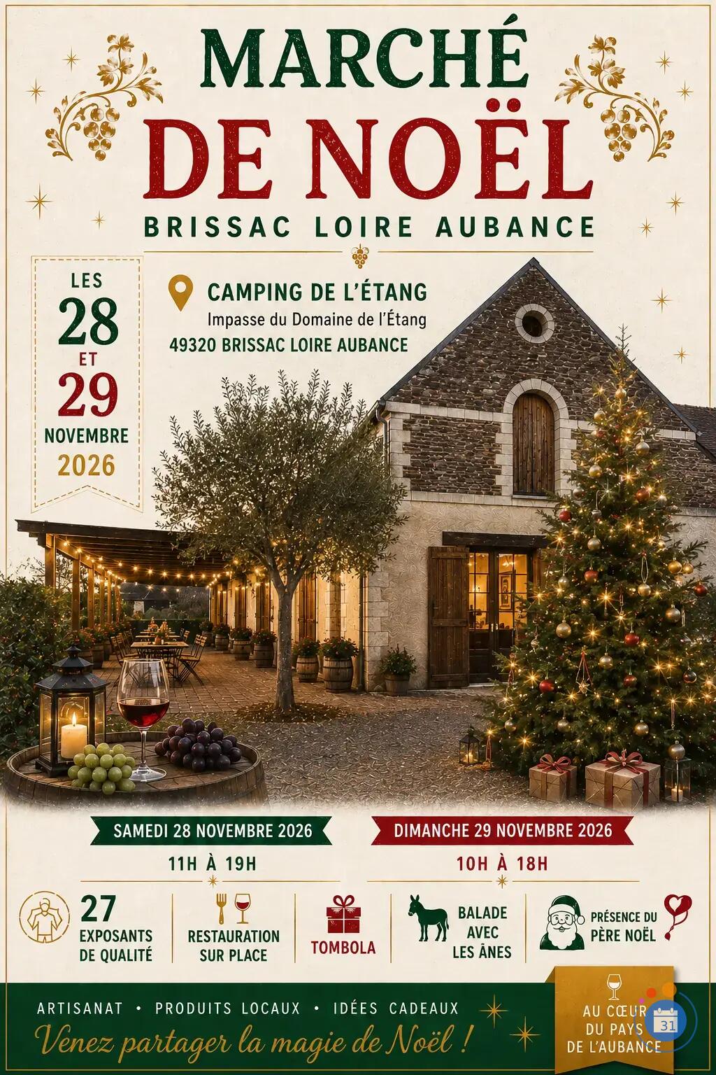 Image MARCHE DE NOEL AU CAMPING DE L ETANG (photo 1)
