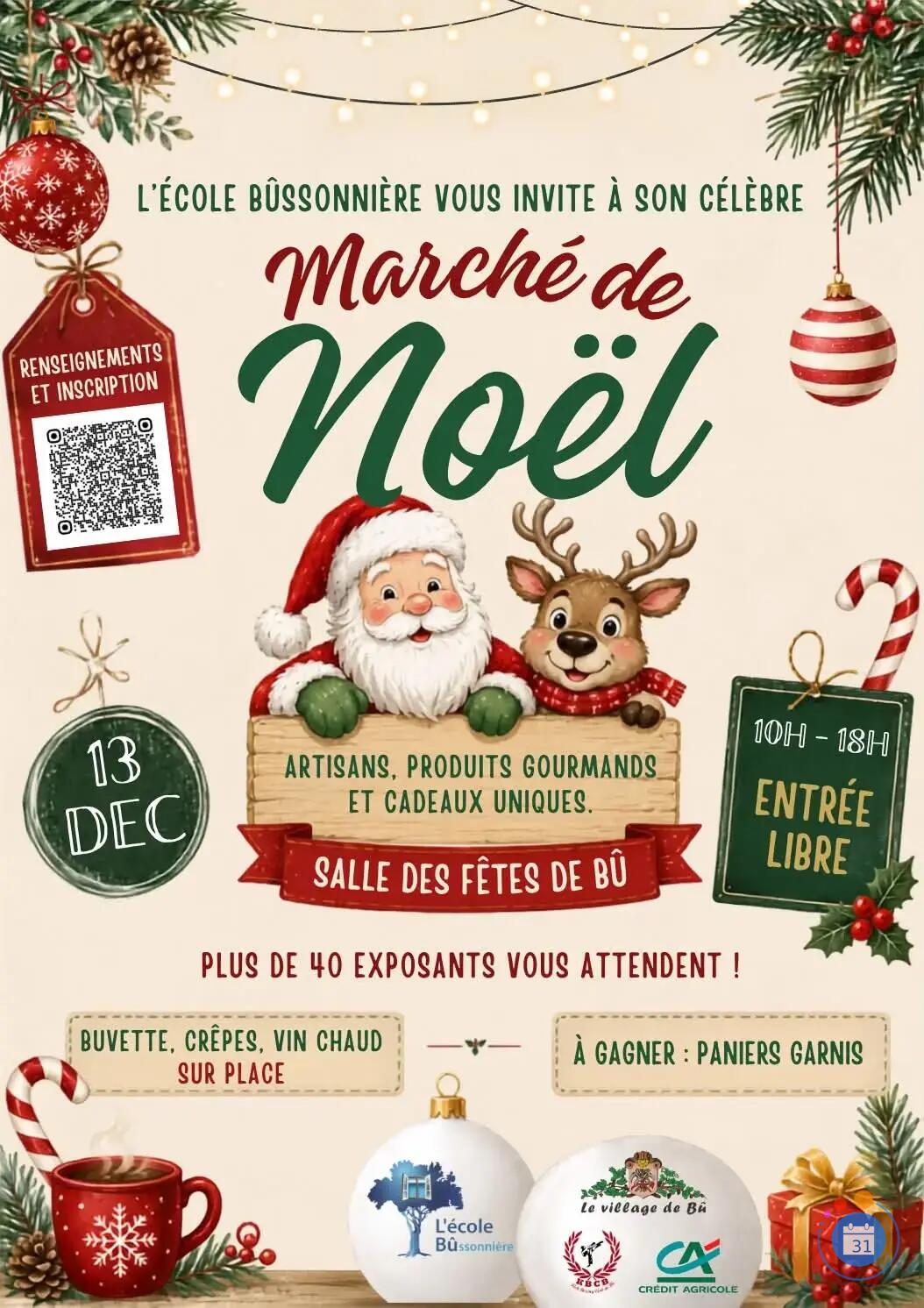 Image Marché de Noël de l'école Bûssonière (photo 1)