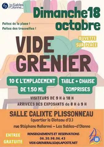 Image L'Amicale Laïque des Sables d'Olonne fait son vide-grenier (photo 1)