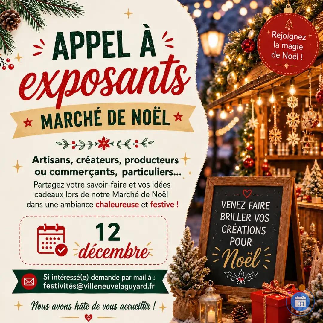 Image Marché de noël à Villeneuve la Guyard 2026 (photo 1)