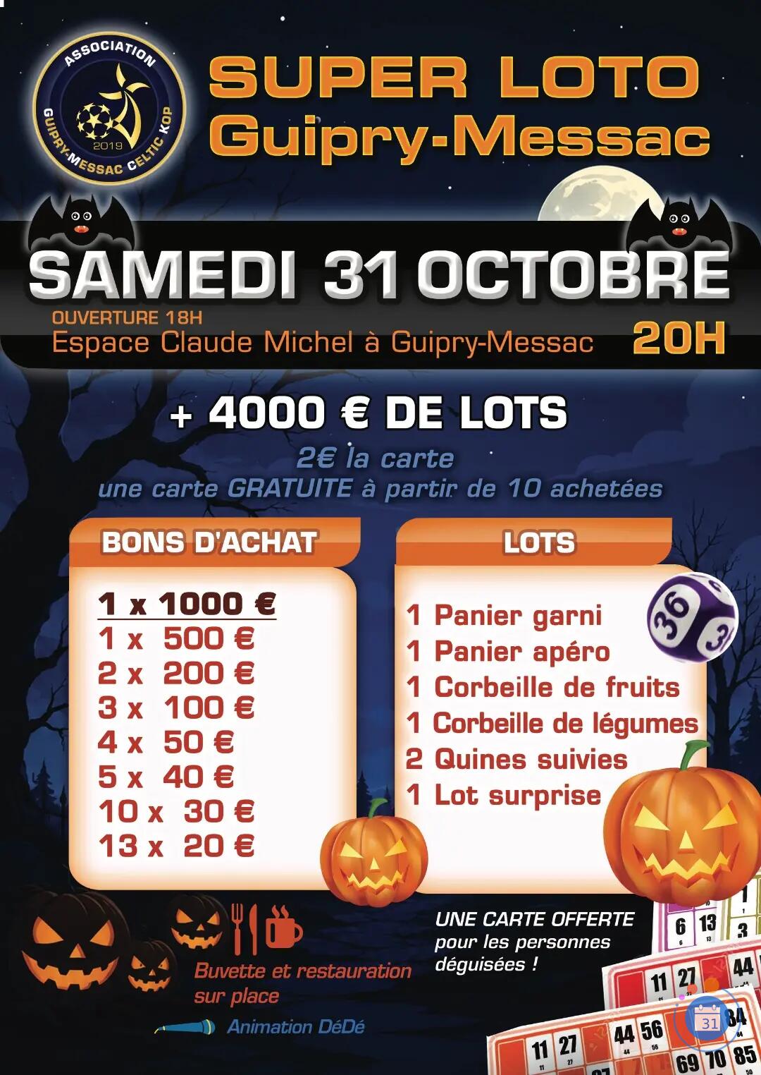 Flyer Loto Guipry-Messac