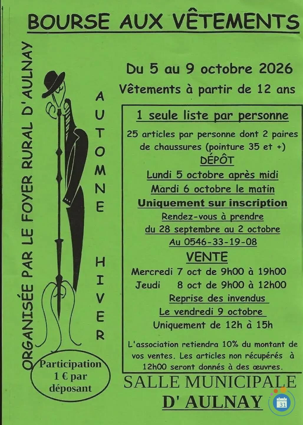 Image Bourse aux vêtements automne - hiver (photo 1)