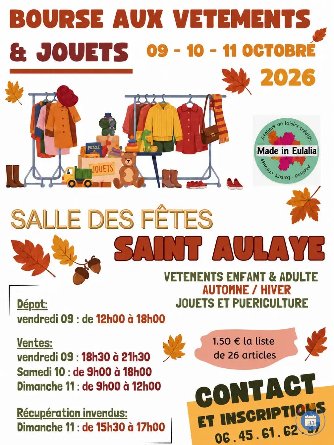 Image Bourse aux vêtements adulte et enfants - Jeux jouets et Puériculture (photo 1)