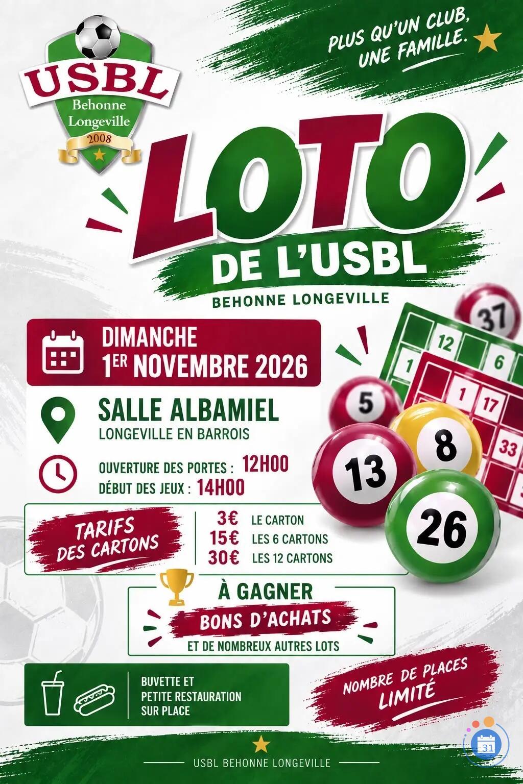 Image Loto USBL Football (photo 1)