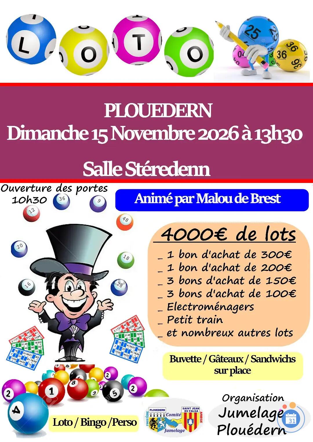 Image LOTO du Comité de Jumelage de Plouédern (photo 1)