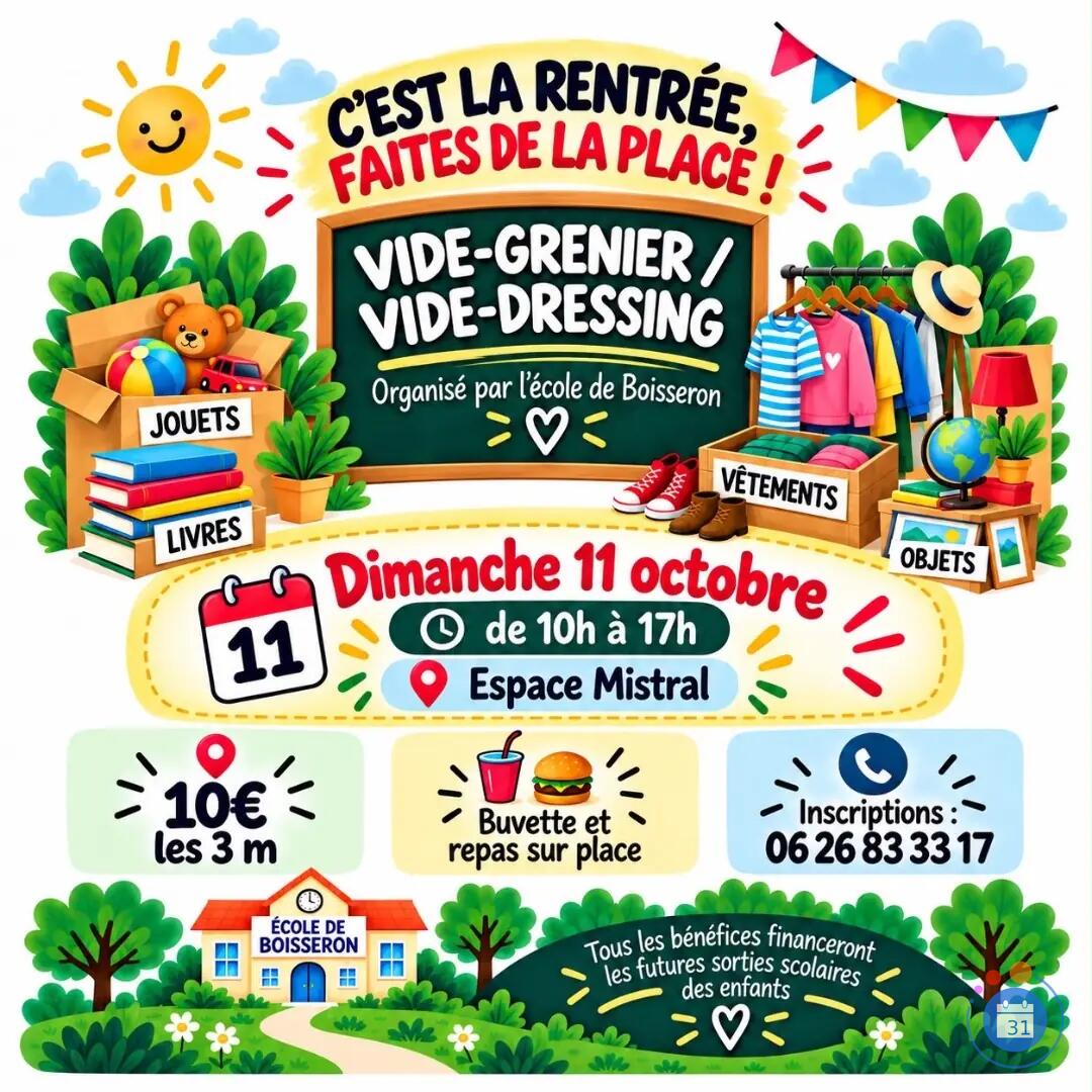 Image Vide grenier et vide dressing (photo 1)