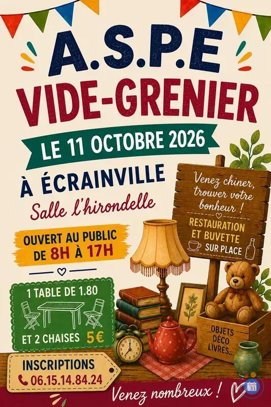 Image Vide greniers ASPE (photo 1)