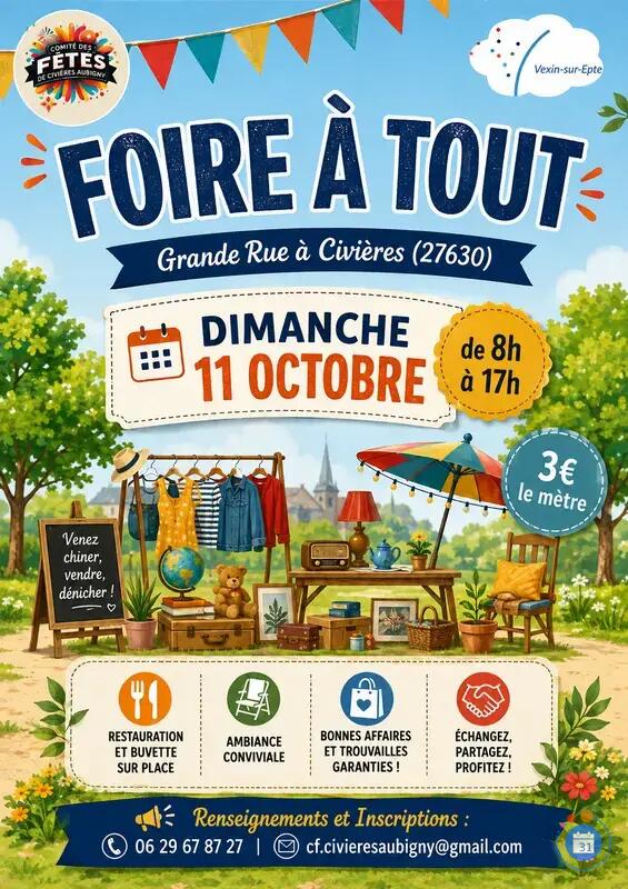 Image Foire à tout Civières (photo 1)