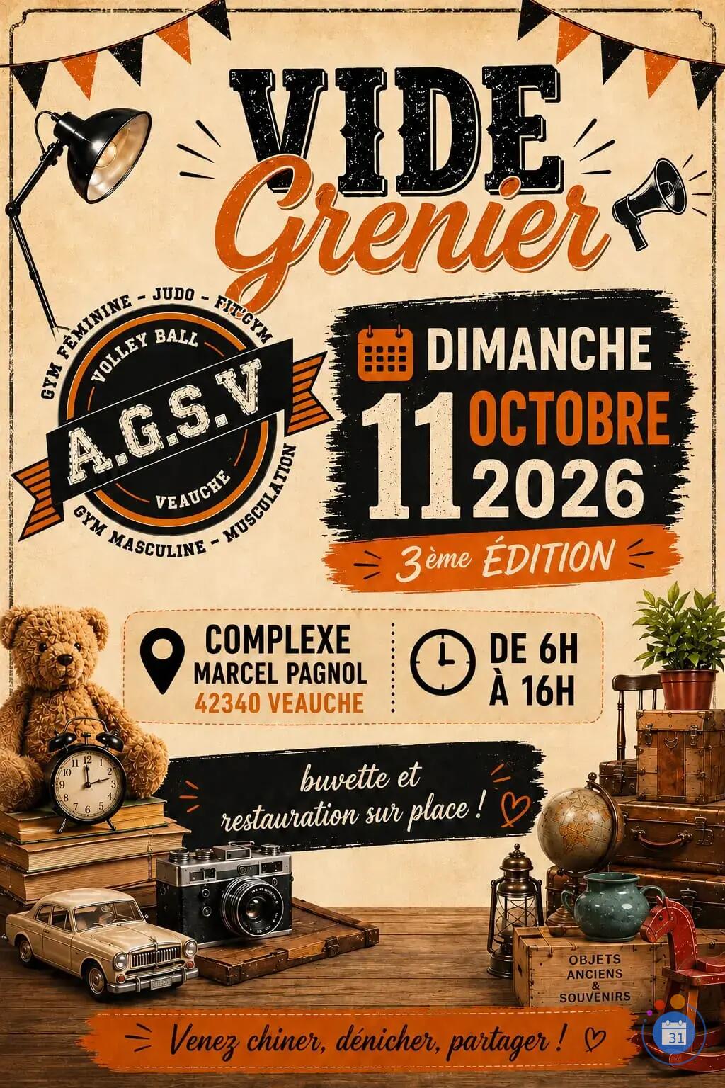 Image Vide greniers de l'AGSV 3ème édition (photo 1)