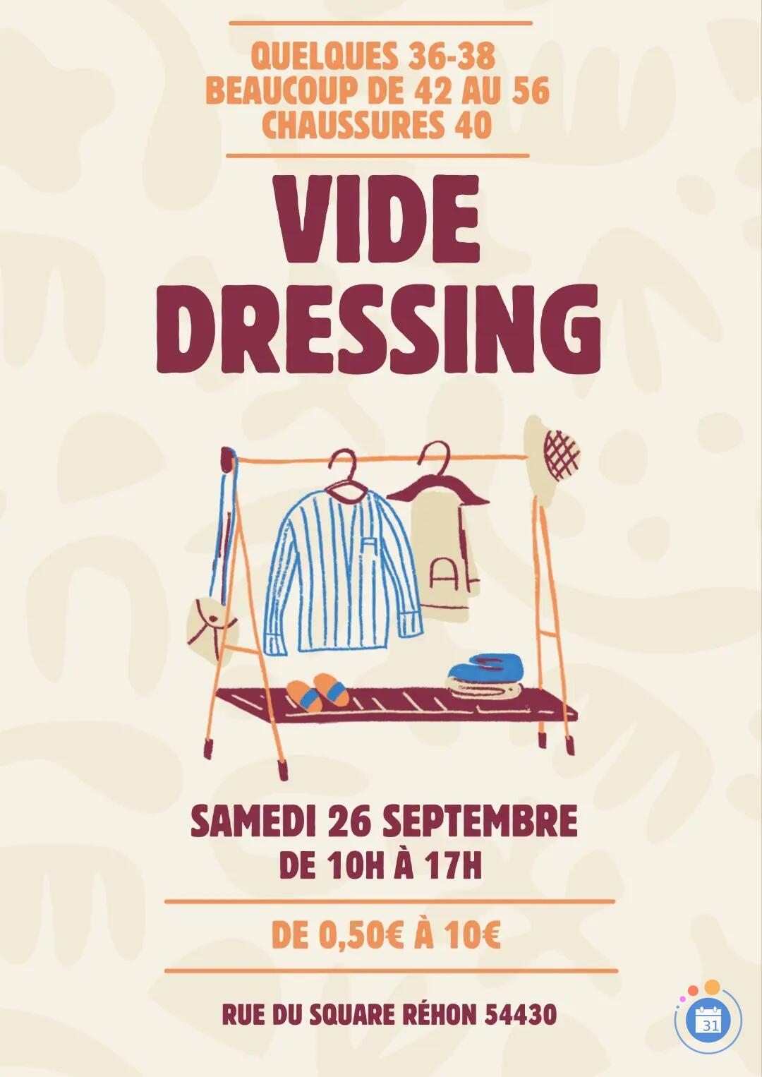 Image Vide dressing femme 36 au 56 (photo 1)