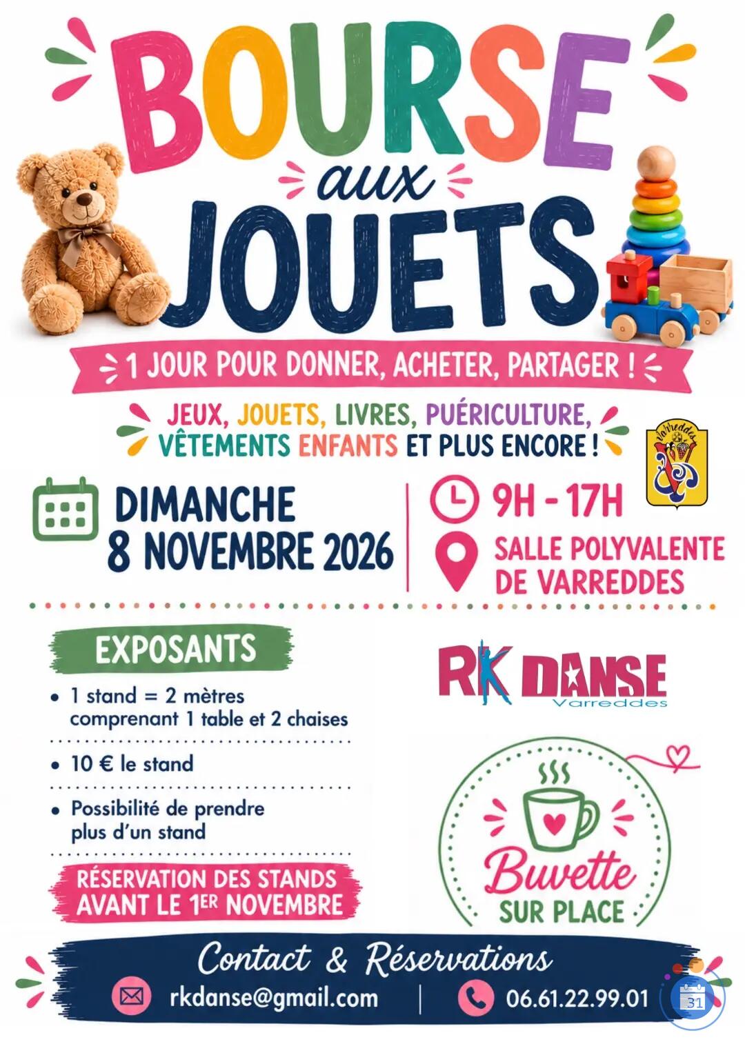 Image Bourse aux jouets Varreddes (photo 1)