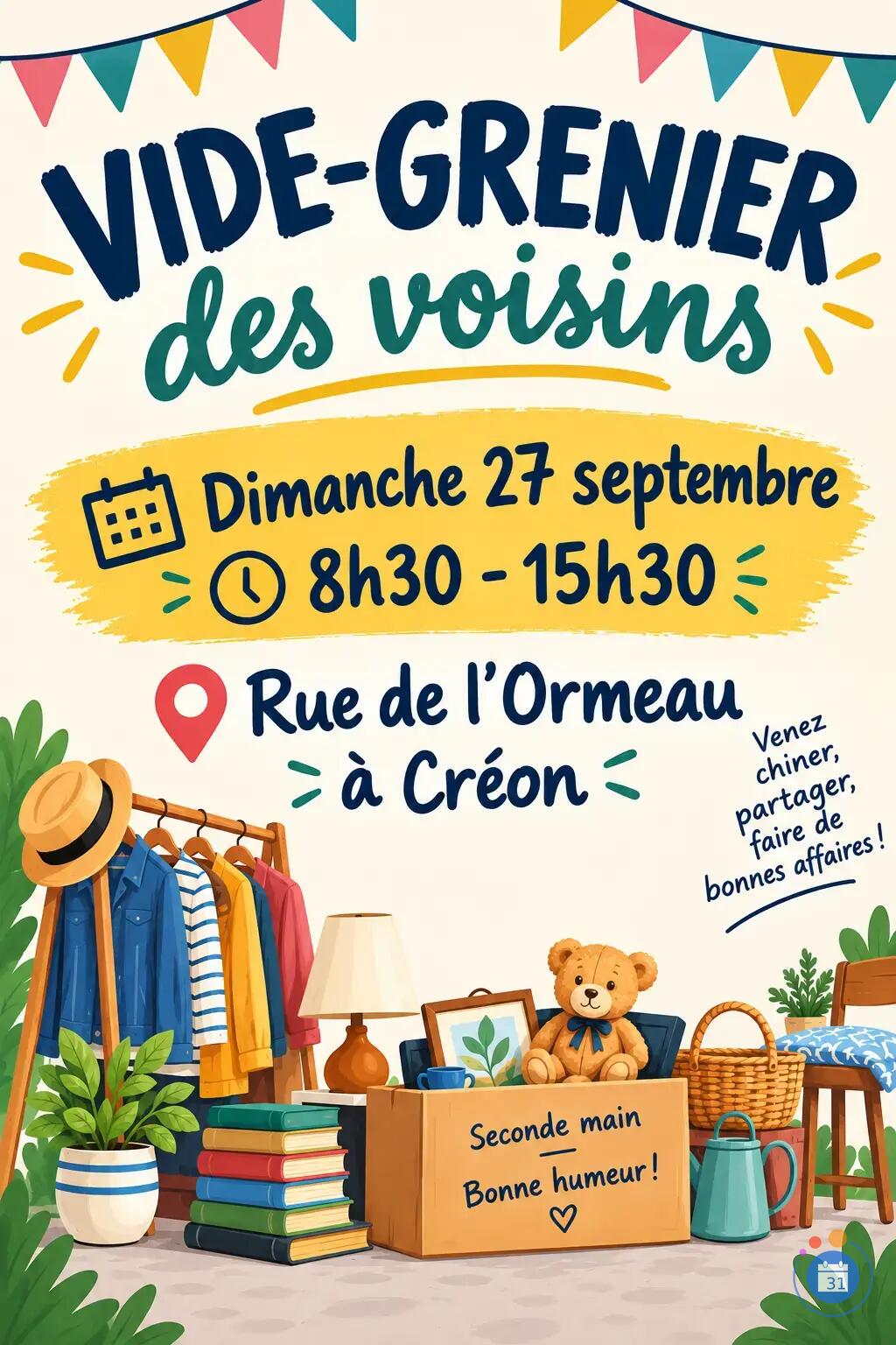 Image Vide grenier des voisins de l'ormeau (photo 1)