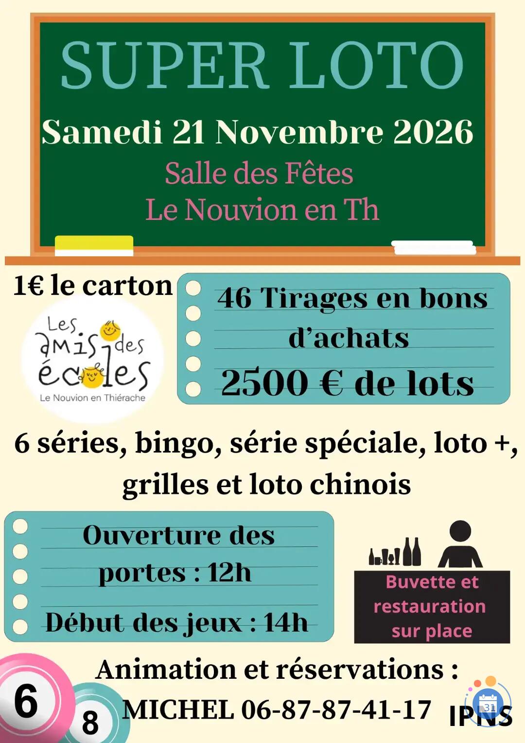 Image Super loto des amis des écoles (photo 1)