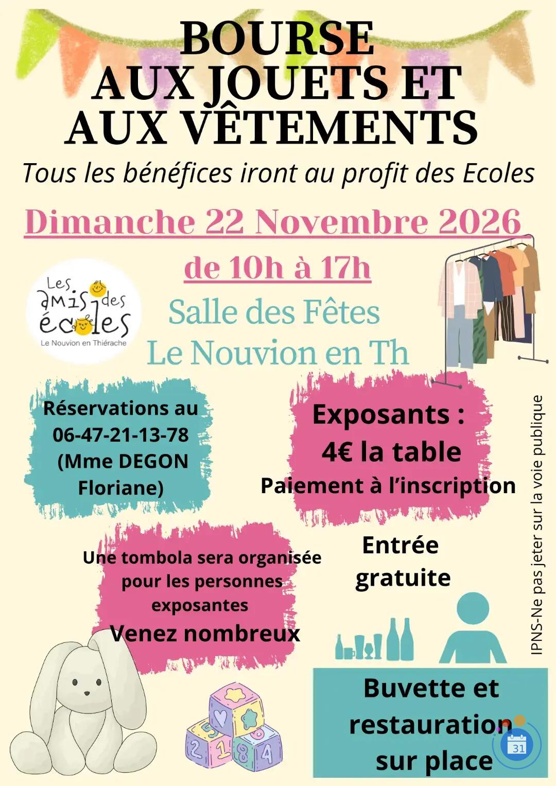 Image Bourse aux jouets et aux vêtements (photo 1)