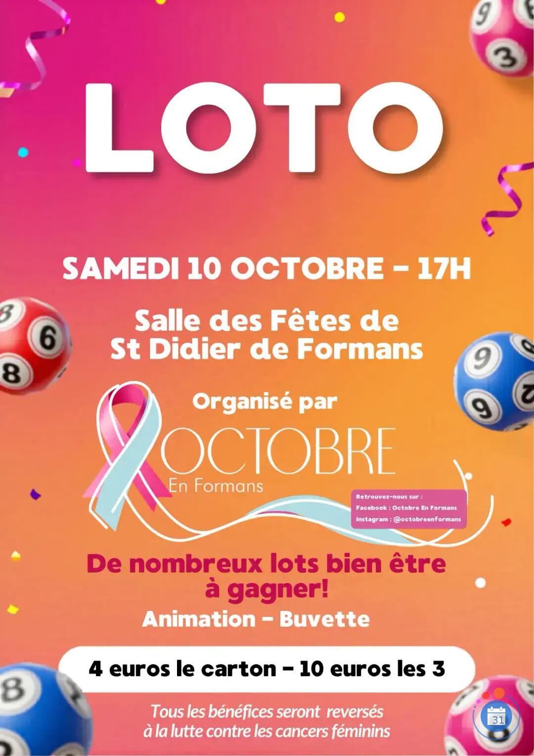 Flyer Loto Octobre En Formans