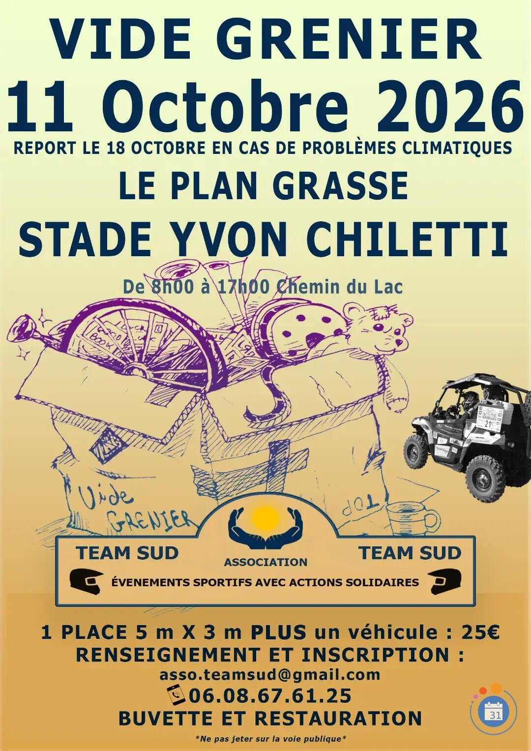Image VIDE GRENIER TEAM SUD COMPLET (photo 1)