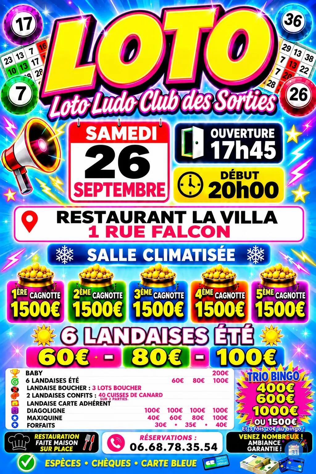 Image GROS LOTO forfait tout compris 5 grosses cagnottes (photo 1)