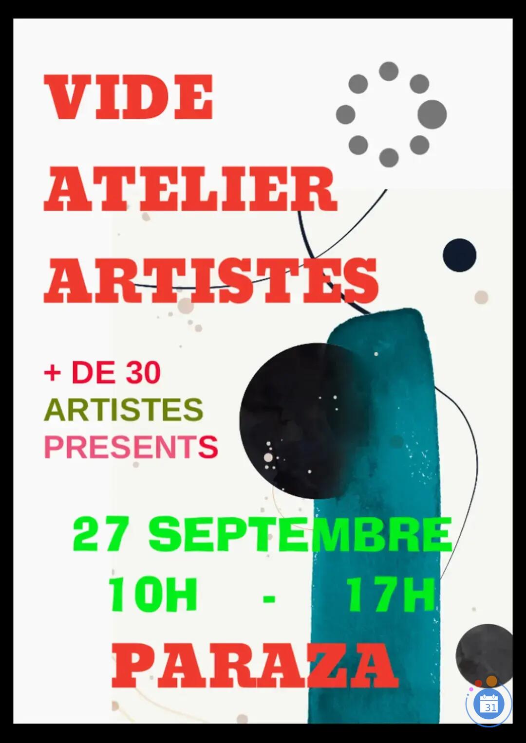 Image VIDE ATELIER D'ARTISTES (photo 1)