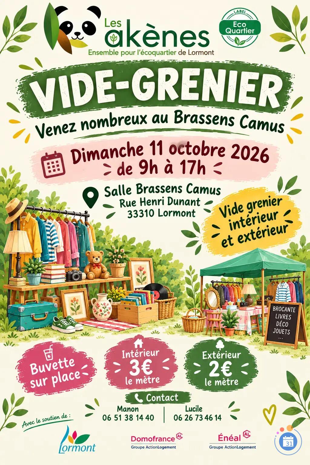 Image Vide grenier asso yes akénes (photo 1)