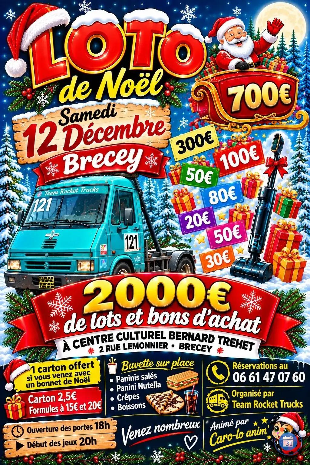 Flyer Loto de Noël