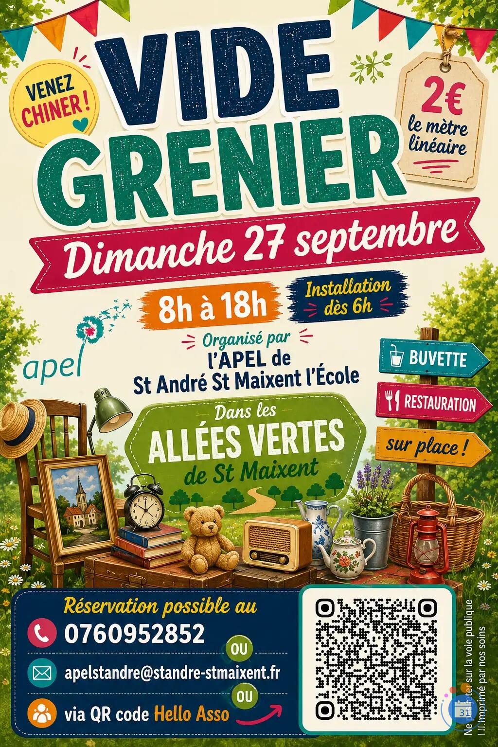 Image Vide grenier de l’Apel St Andre (photo 1)
