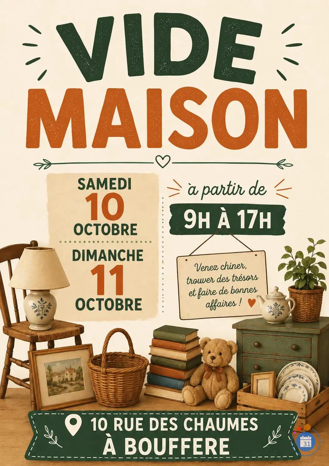 Image Vide maison à Bouffere (photo 1)