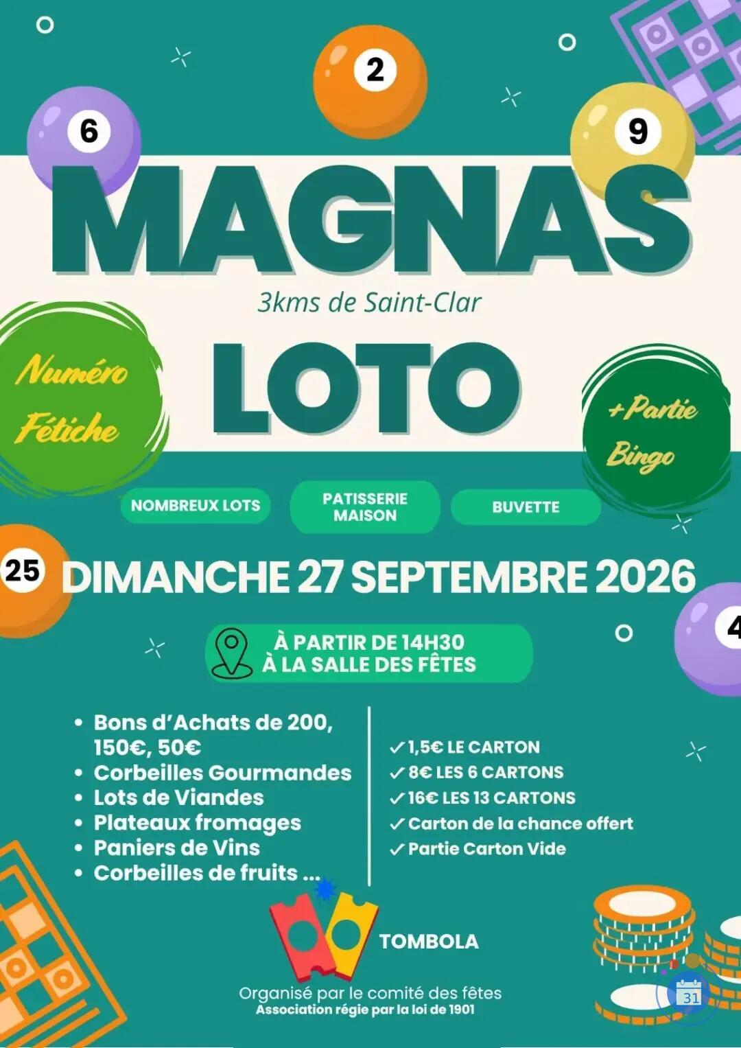 Image LOTO du comité des fêtes (photo 1)