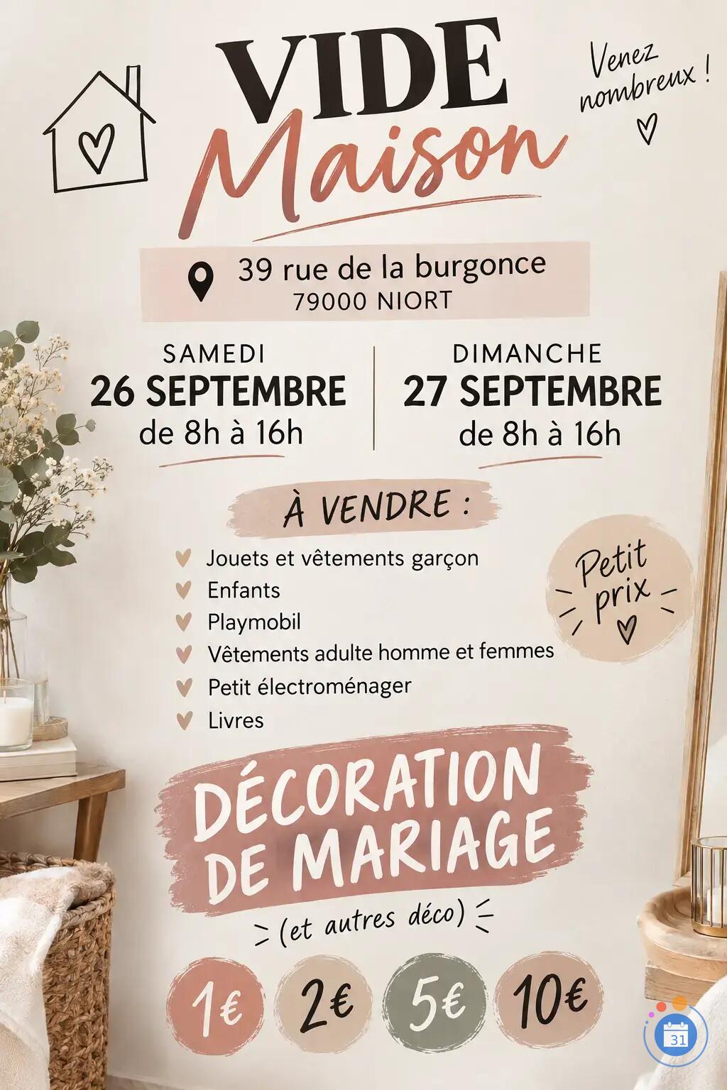 Image Vide Maison niort centre ville (photo 1)