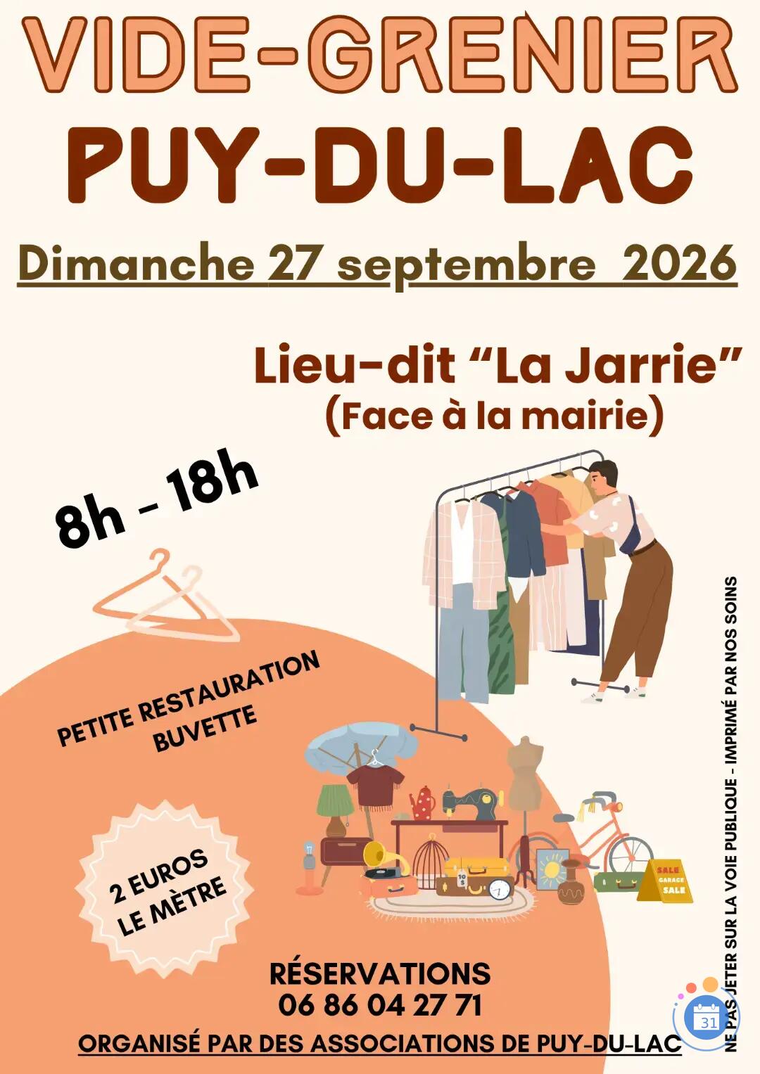 Image Vide-grenier de Puy-du-Lac (photo 1)