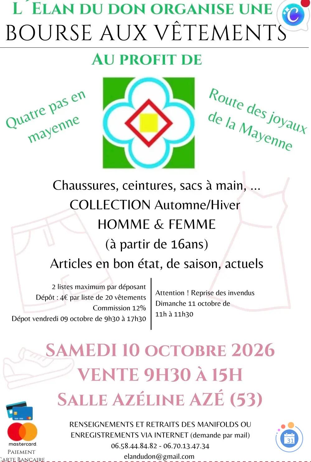 Image Bourse aux vêtements adultes Automne Hiver (photo 1)